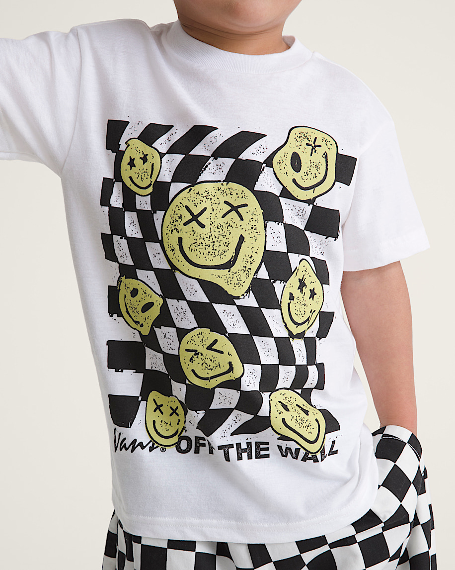 Little Kids Twisted Joy TShirt VANS White ALT4