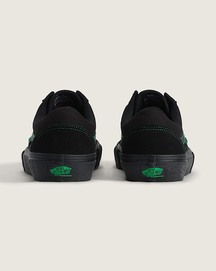 Skate Old Skool Shoe VANS Black  Green ALT3