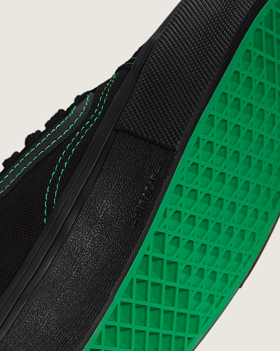 Skate Old Skool Shoe VANS Black  Green ALT5