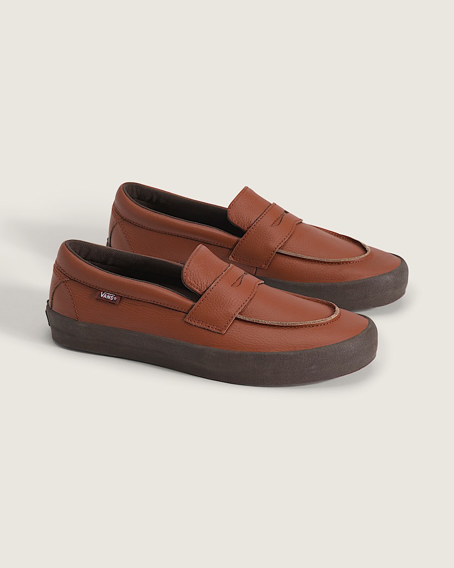 Skate Loafer Shoe in Rust Bronze Brown | Vans