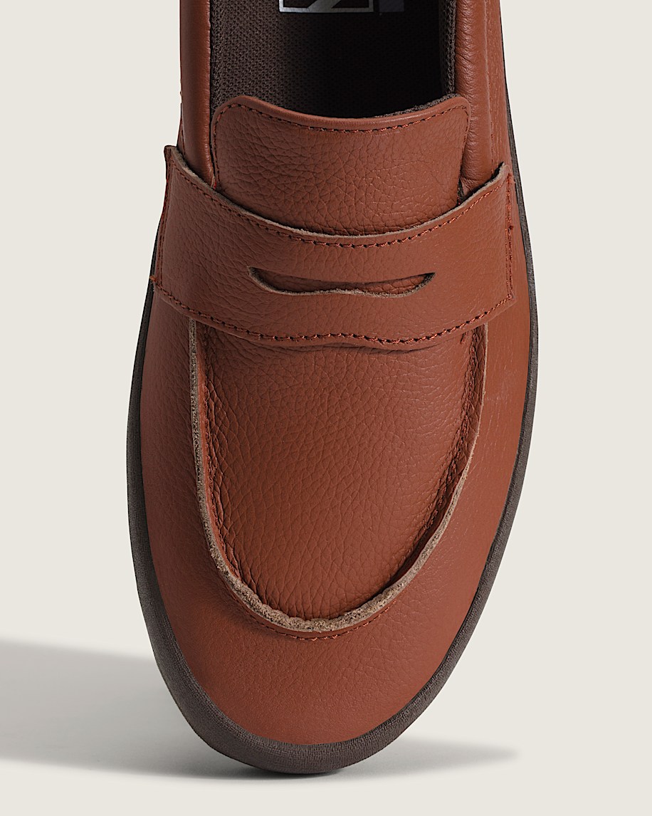 Skate Loafer Shoe in Rust Bronze Brown | Vans
