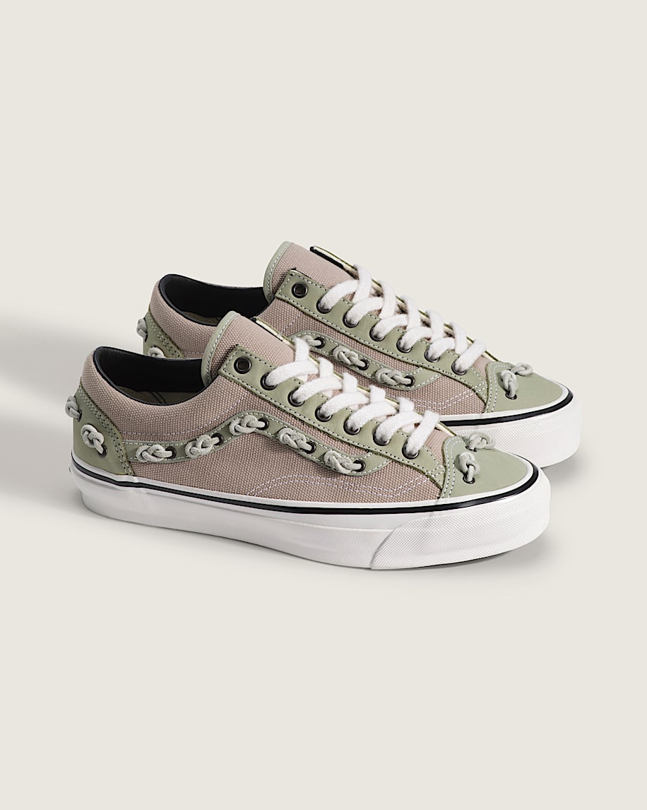 OTW Old Skool 36 Knot Vibram VANS Soft Sage Mushroom Brown ALT1