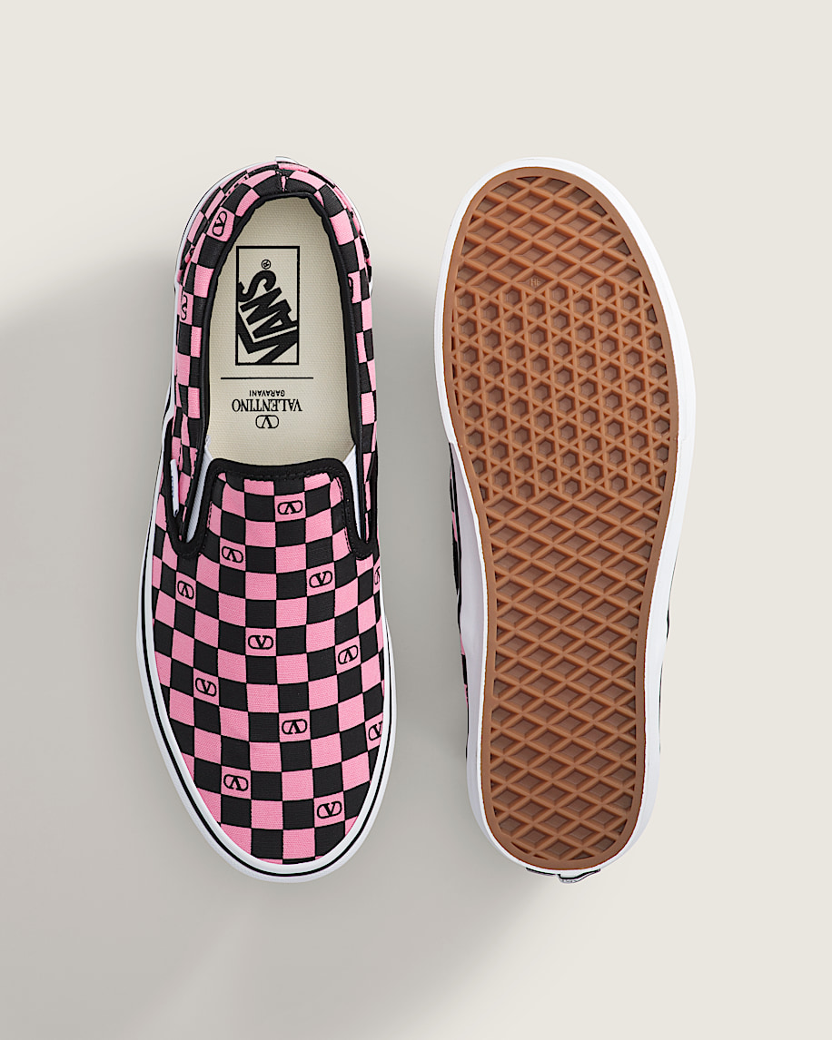 Valentino Garavani and Vans Classic Slip-On Checkerboard - 3