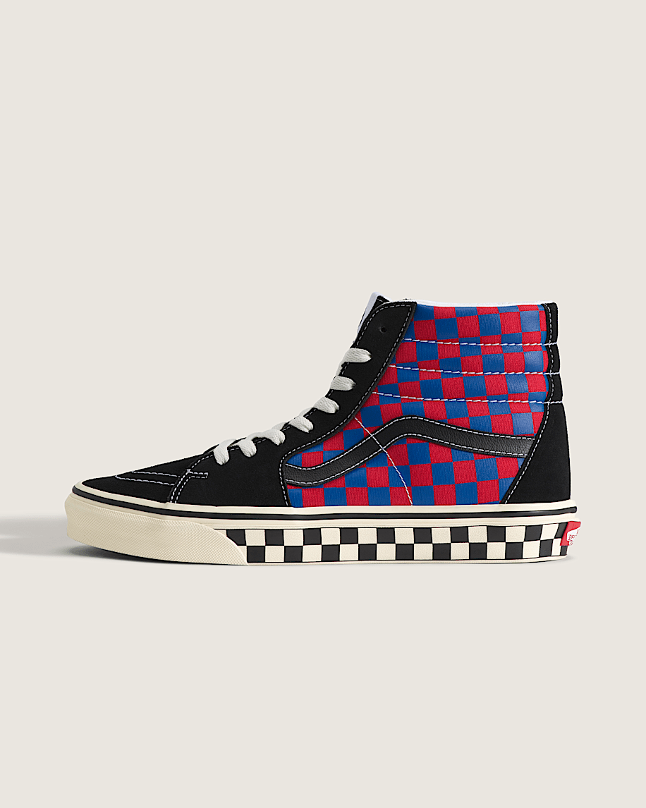 Sk8Hi Shoe VANS Red  Blue HERO
