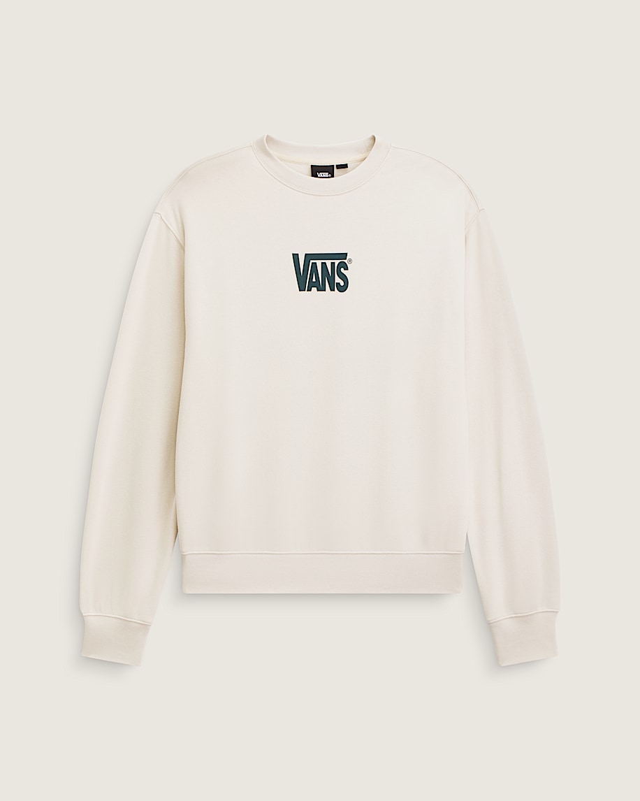 Stretch Logo Crew Sweatshirt VANS Oatmeal Beige HERO