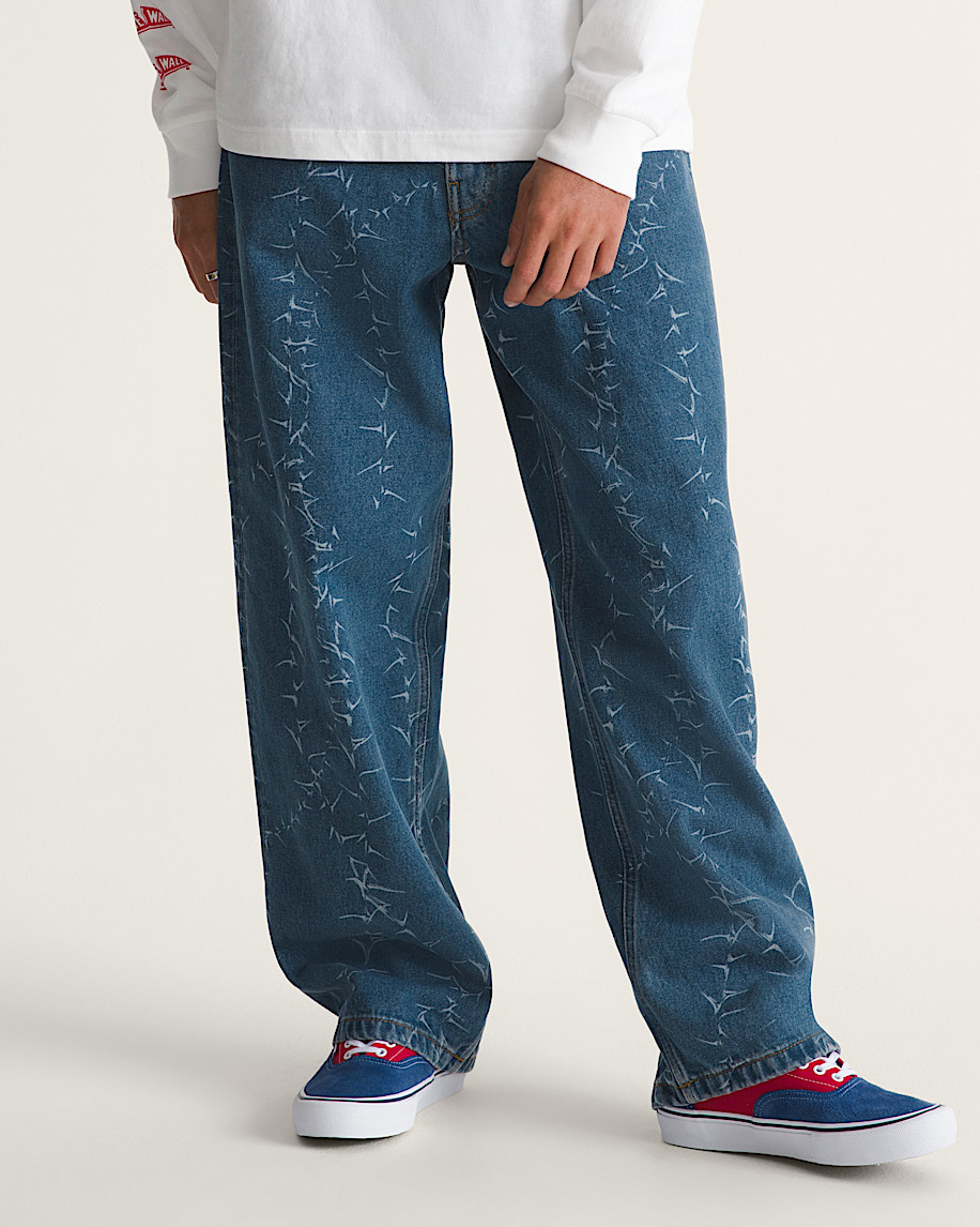 Check-5 Baggy Denim Pants - 3