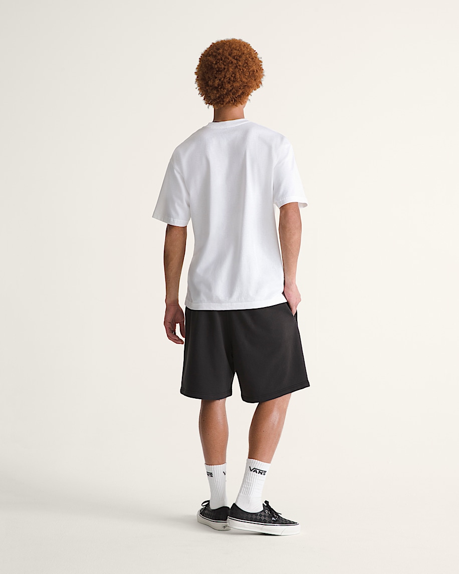 Stretch Logo Fleece Shorts VANS Black ALT4