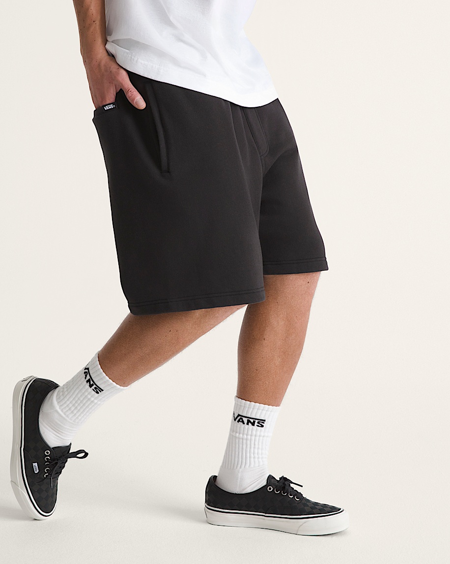 Stretch Logo Fleece Shorts VANS Black ALT5