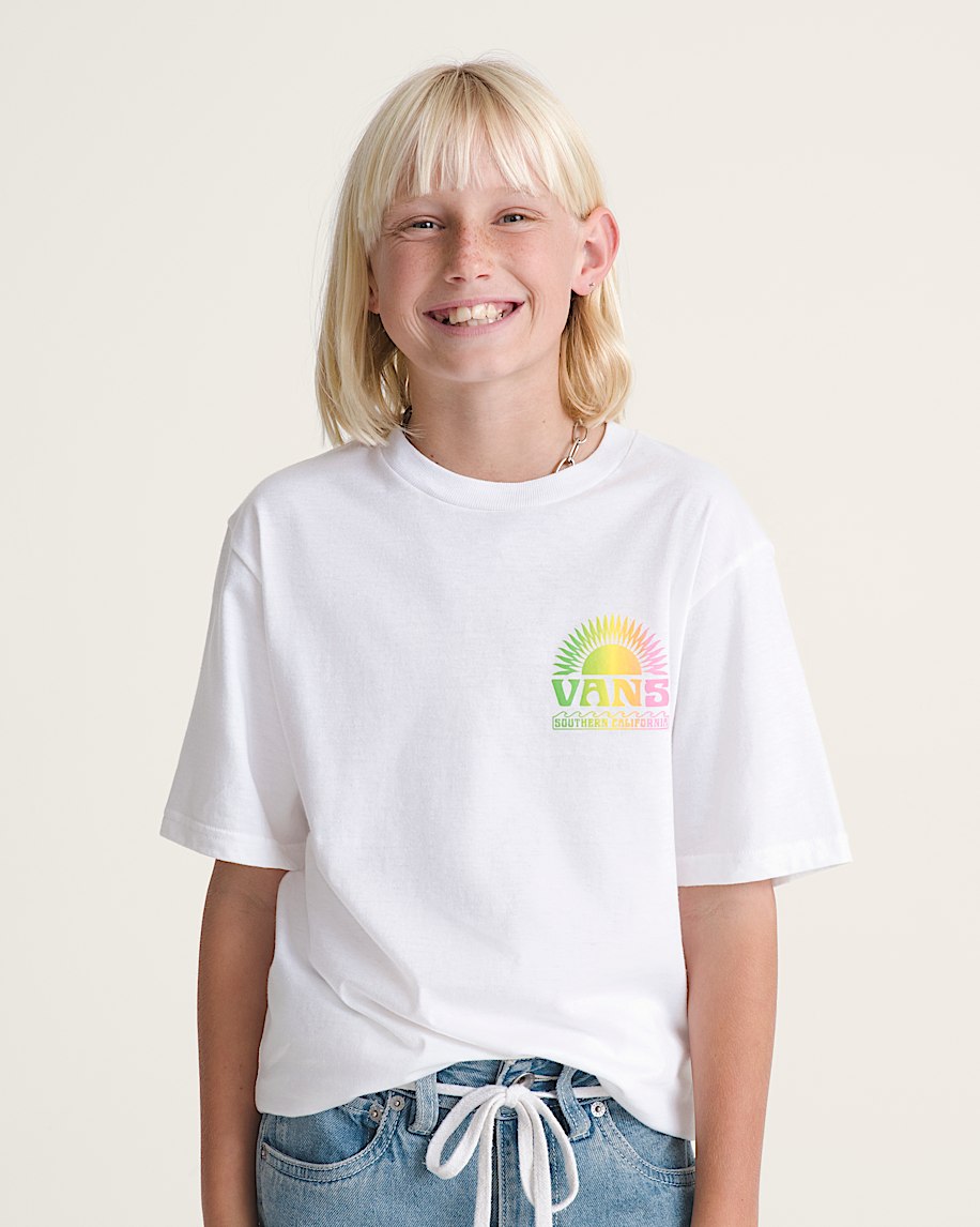 Kids Socalside Up TShirt VANS White ALT2