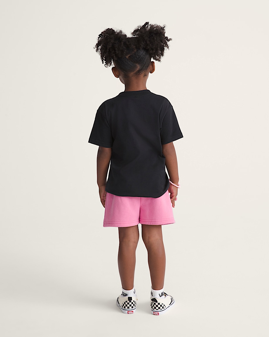 Little Kids Dream Big Fleece Shorts VANS Fizz Pink ALT4