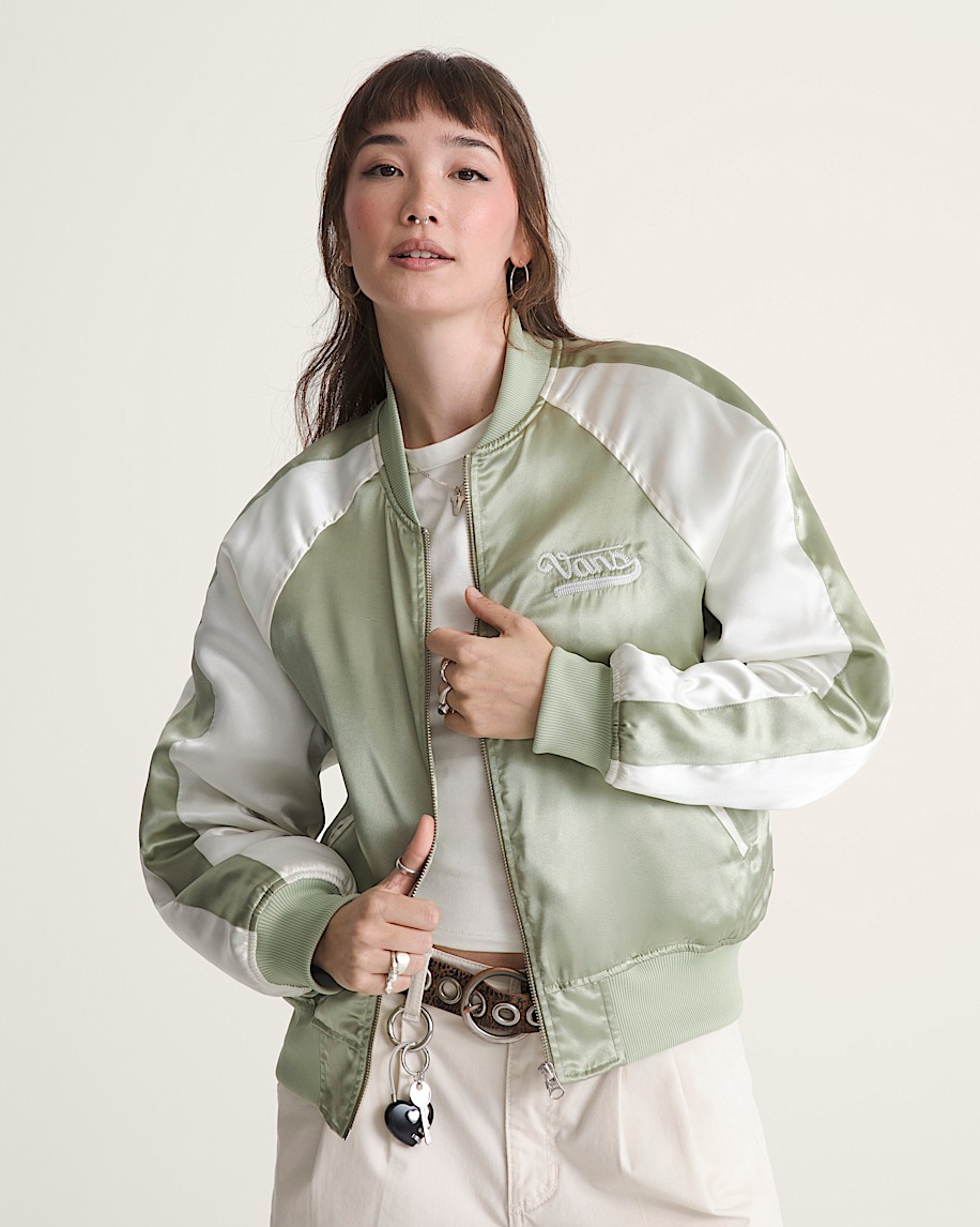 Souvenir Jacket VANS Soft Sage Green ALT2