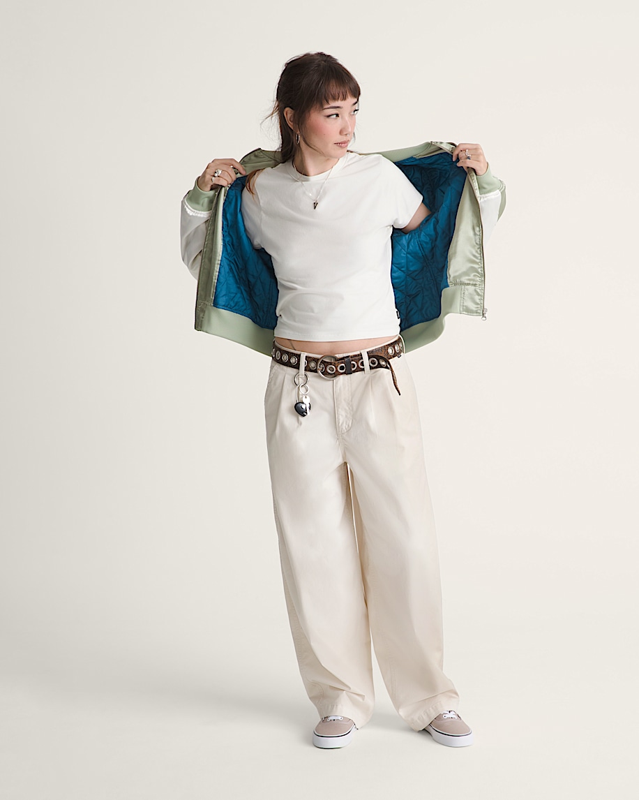 Souvenir Jacket VANS Soft Sage Green ALT4