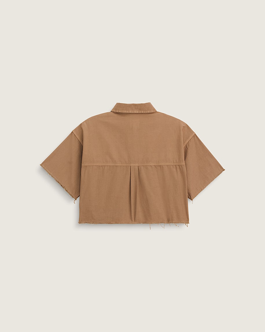 Crop Shirt VANS Dachshund Brown ALT1