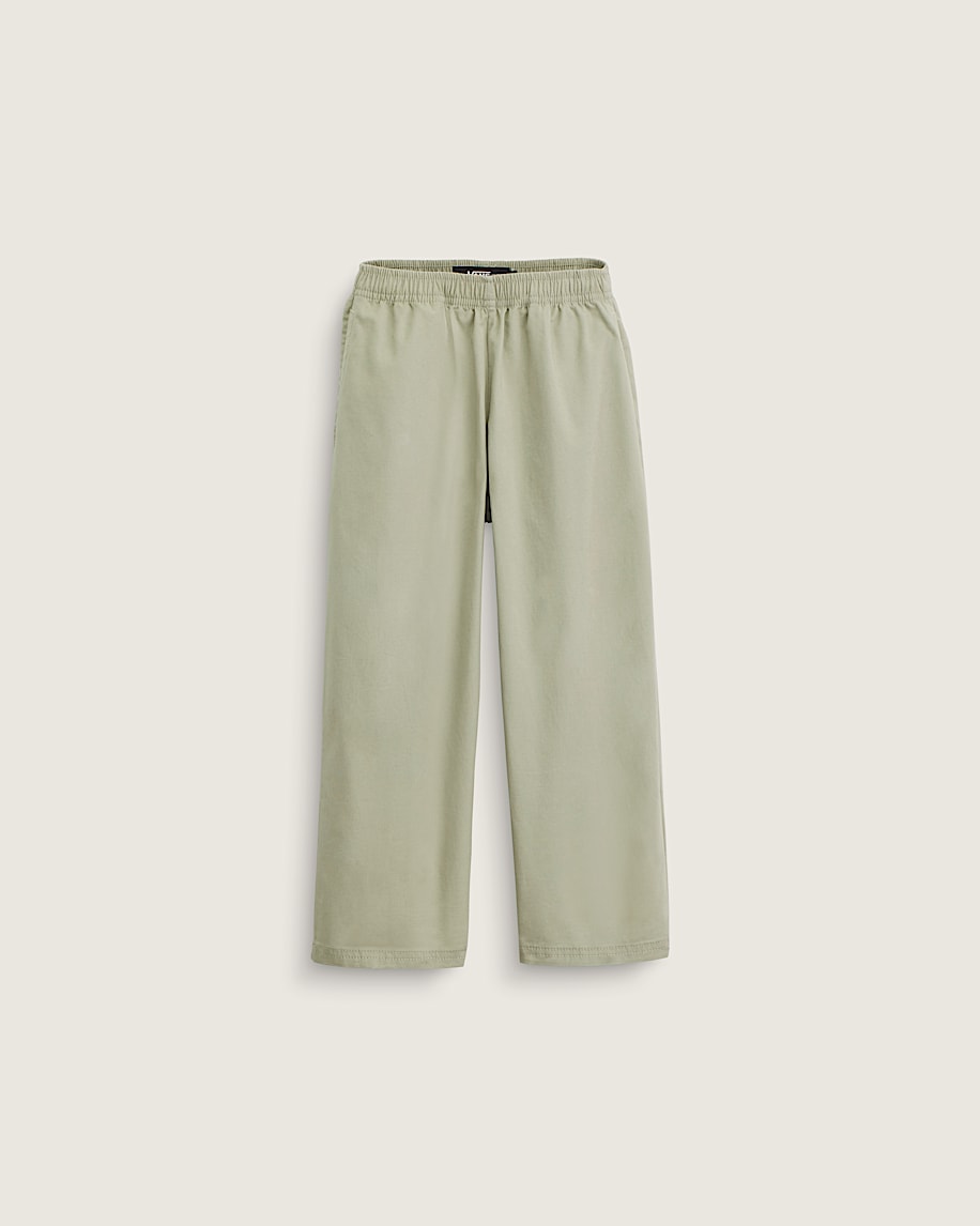 Little Kids Liam Elastic Waist Pants VANS Soft Sage Green HERO