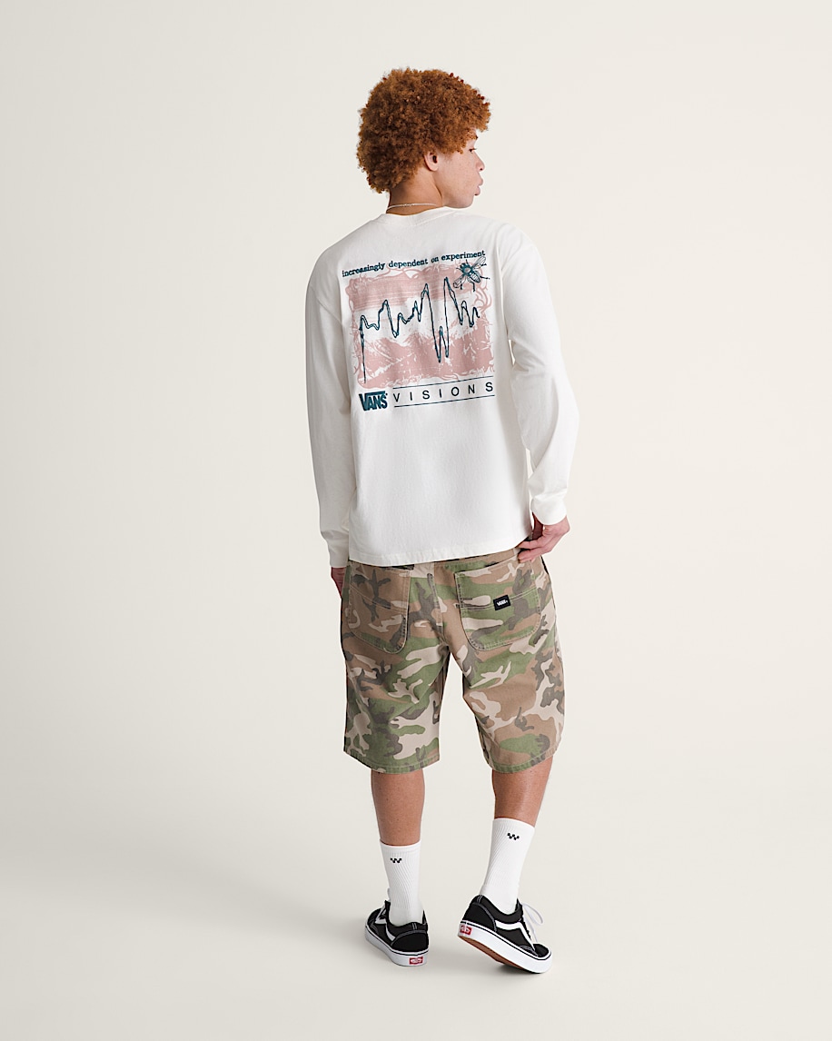 Drill Chore Loose Shorts VANS Vintage Camo Green ALT4