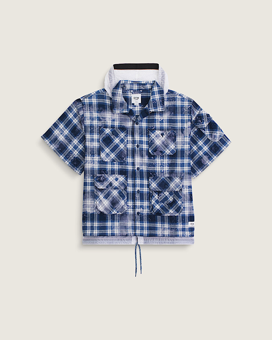 OTW by Vans X TDC Double Layered Shacket VANS Deep Indigo Blue HERO