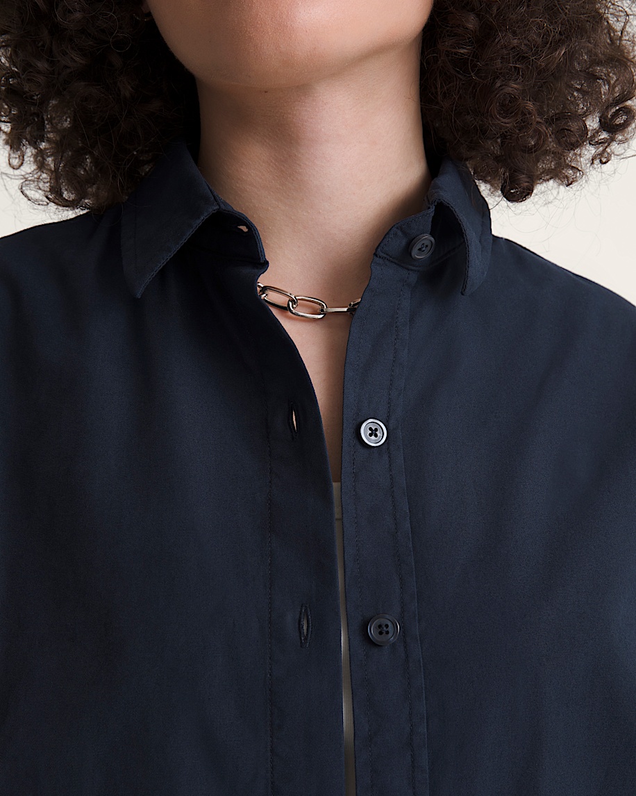 Crop Shirt VANS Parisian Night Blue ALT4