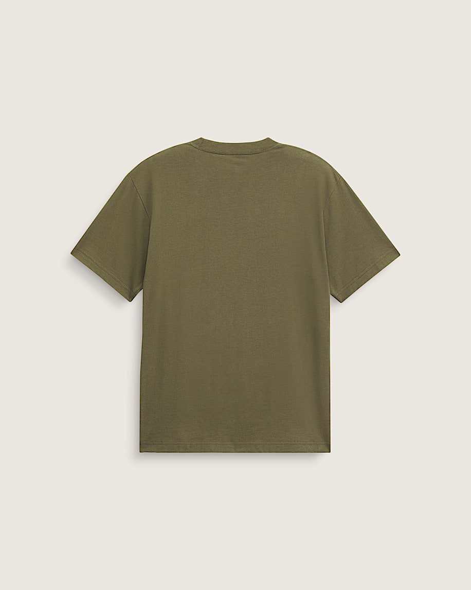Stretch Logo TShirt VANS Mossy Olive Green ALT1
