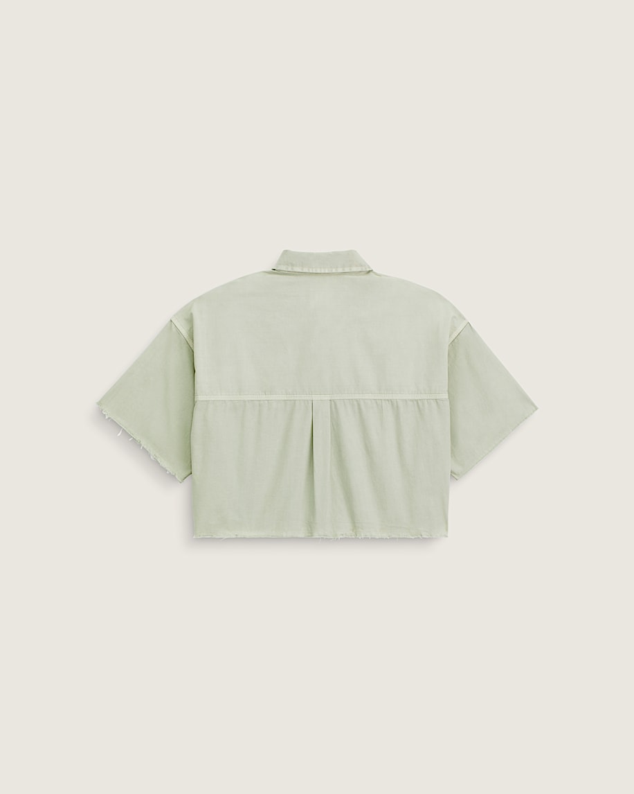 Crop Shirt VANS Soft Sage Green ALT1