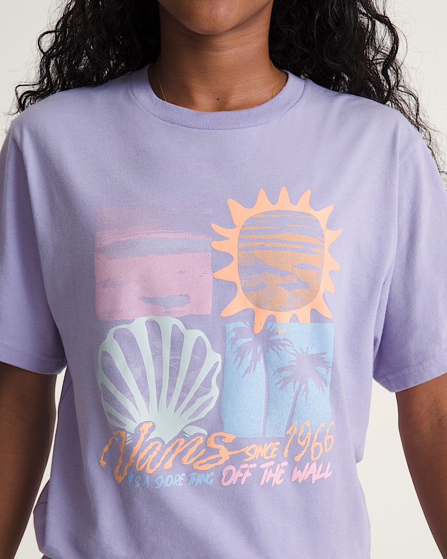 Kids Shore Thing TShirt VANS Soft Orchid Purple ALT4