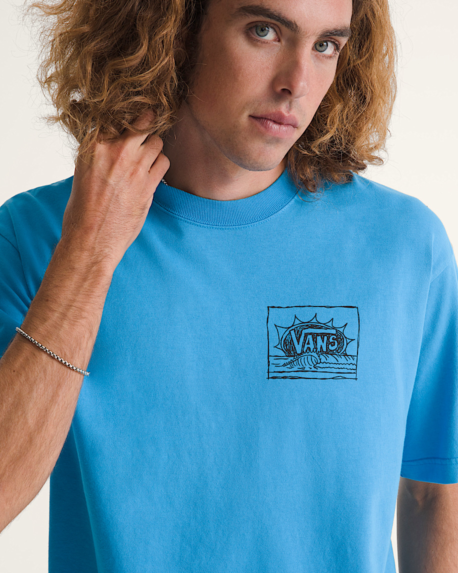 Bright Day TShirt VANS Bright Azure Blue ALT4