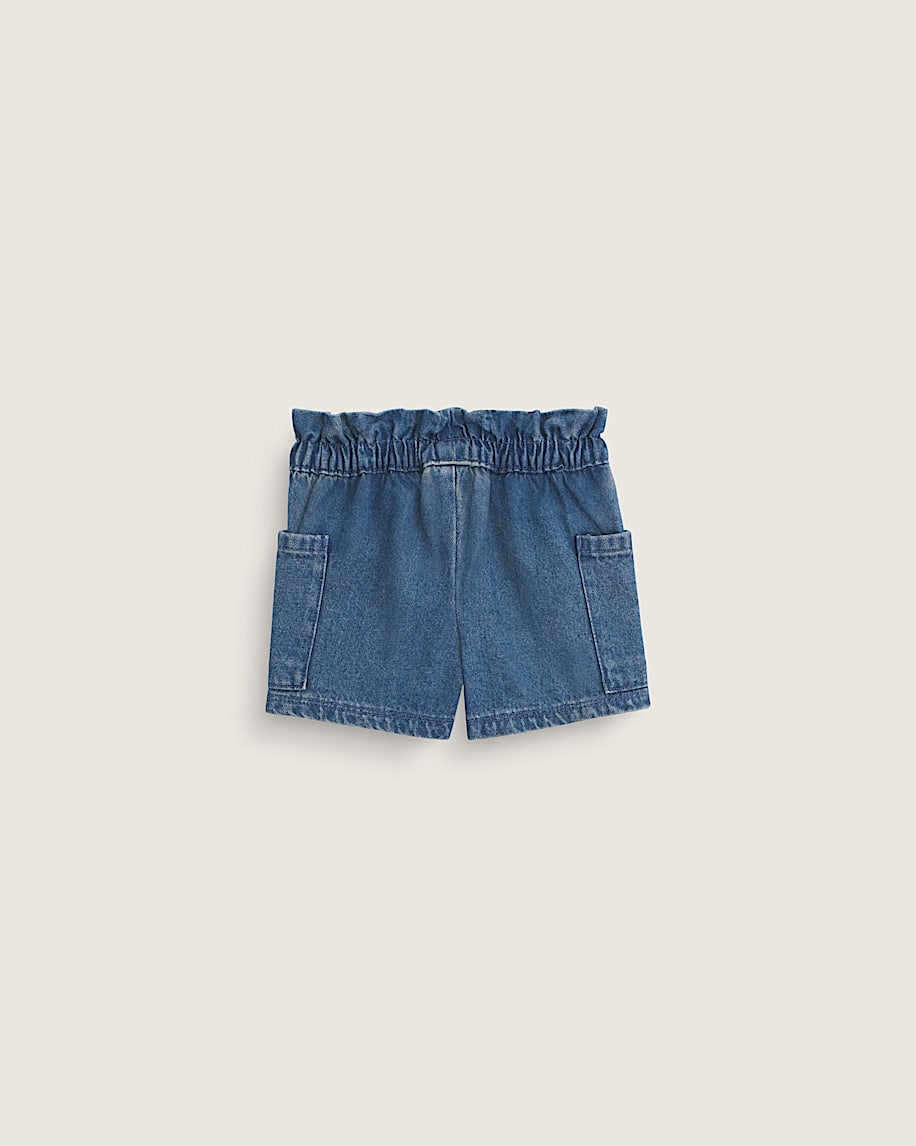 Little Kids Joy Ruffled Elastic Waist Shorts VANS Vintage Indigo Blue ALT1