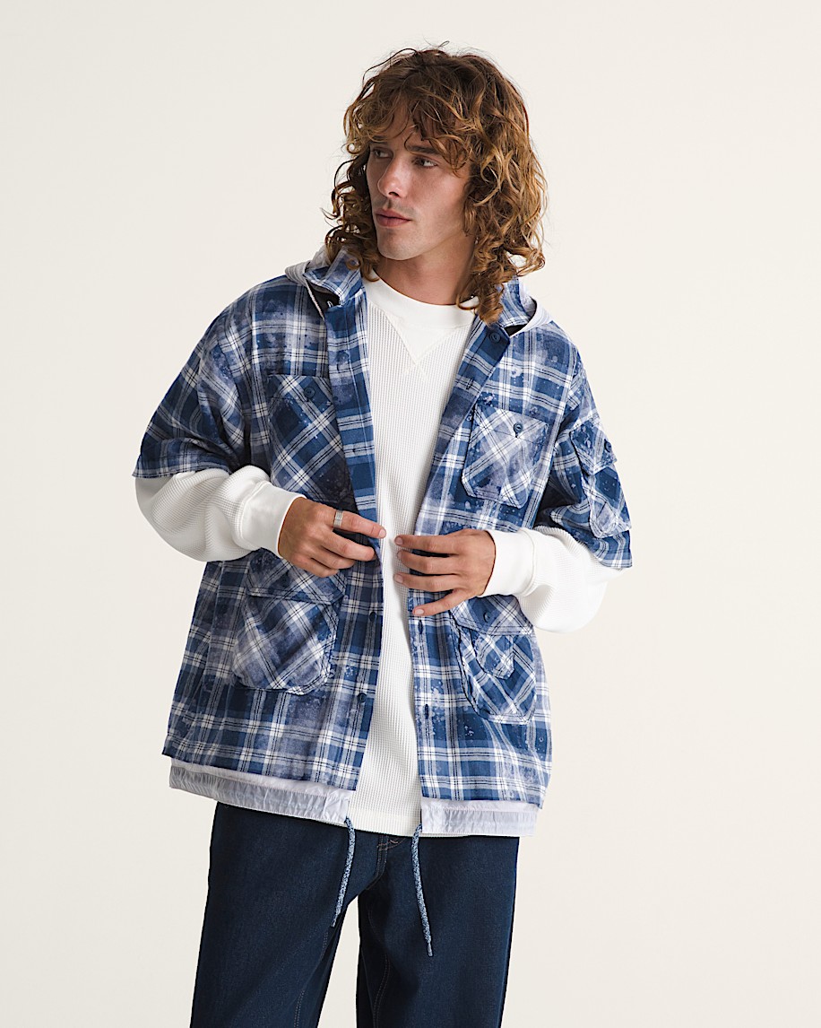 OTW by Vans X TDC Double Layered Shacket VANS Deep Indigo Blue ALT2