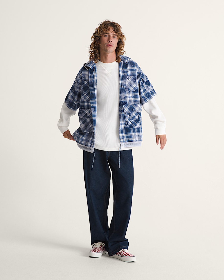 OTW by Vans X TDC Double Layered Shacket VANS Deep Indigo Blue ALT4