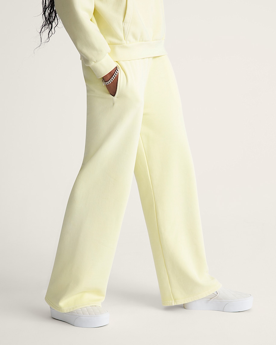 Salton Washed Straight Fleece Pant VANS YELLOW DUST ALT5