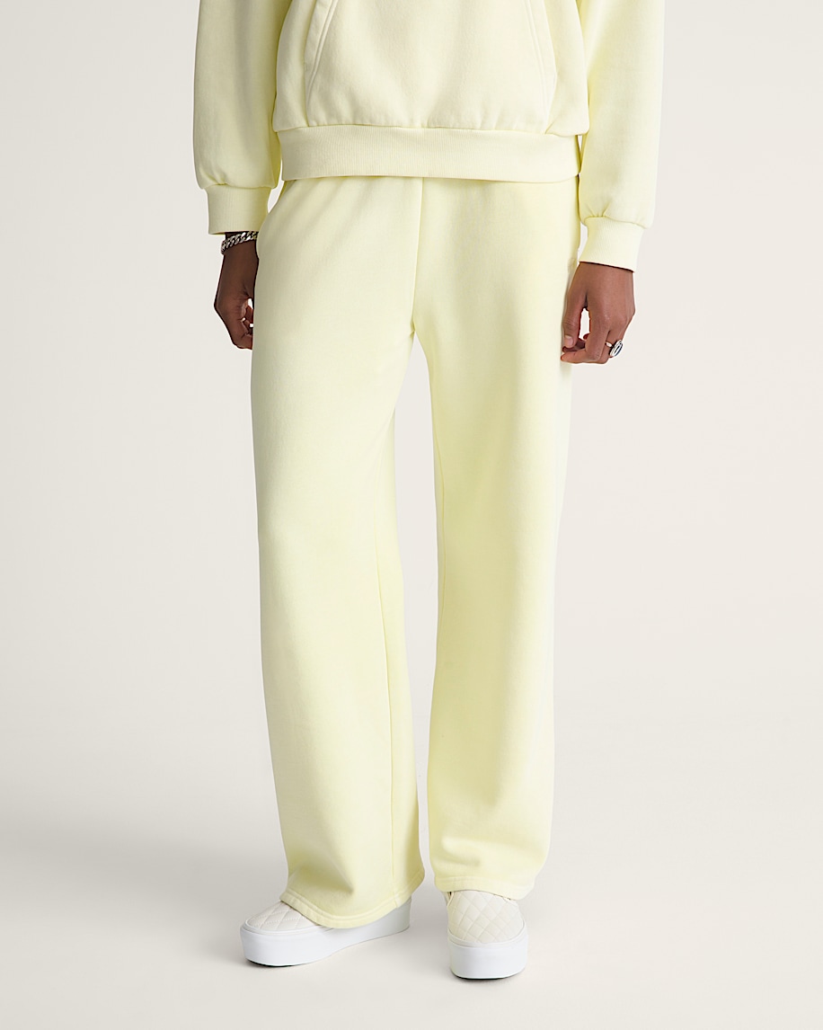 Salton Washed Straight Fleece Pant VANS YELLOW DUST ALT2