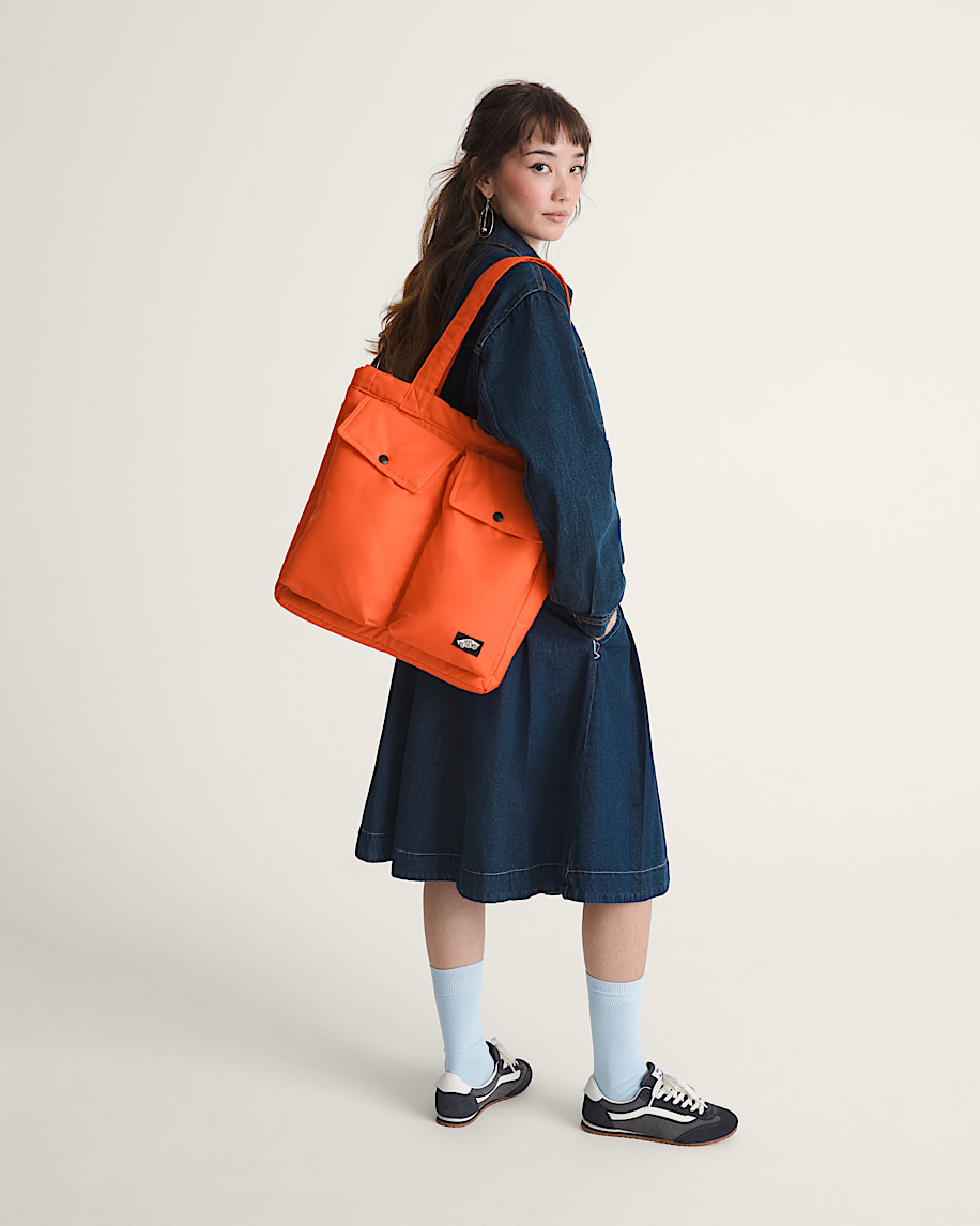 Lawler Tote Bag VANS Flame Red ALT4