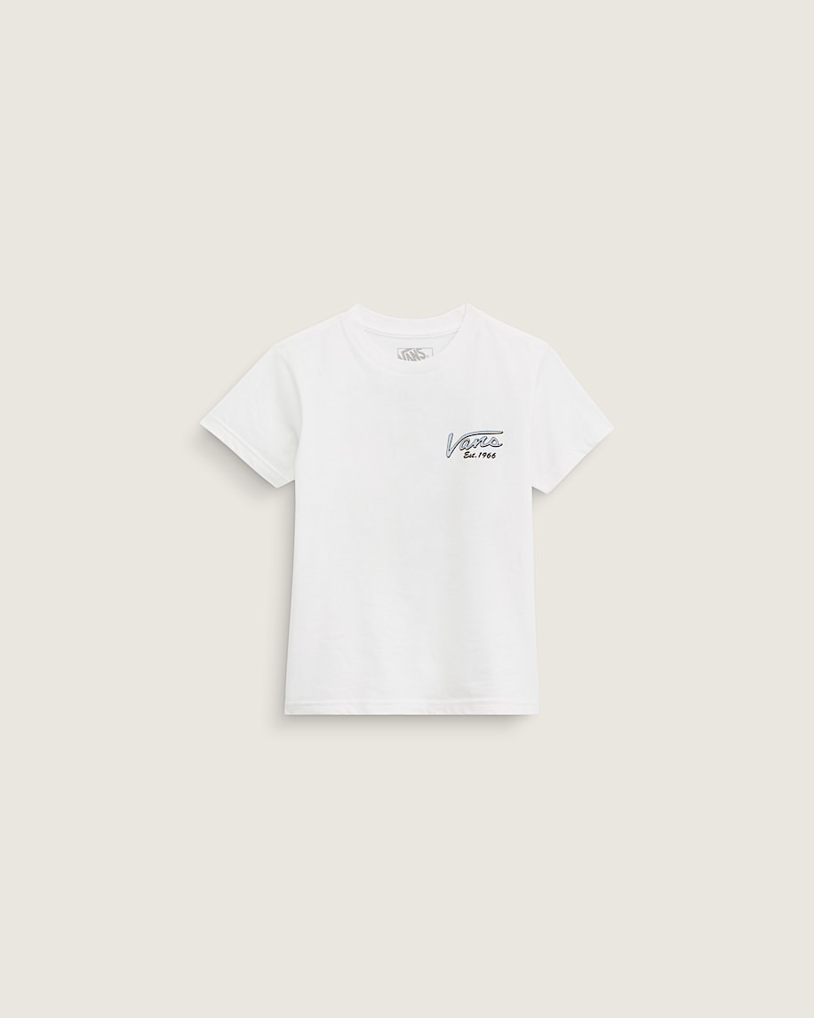 Little Kids Surfing Til Extinction TShirt VANS White ALT1