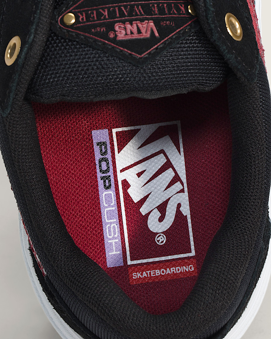 Skate Kyle Walker Wafflecup Shoe VANS Pyton Black ALT4