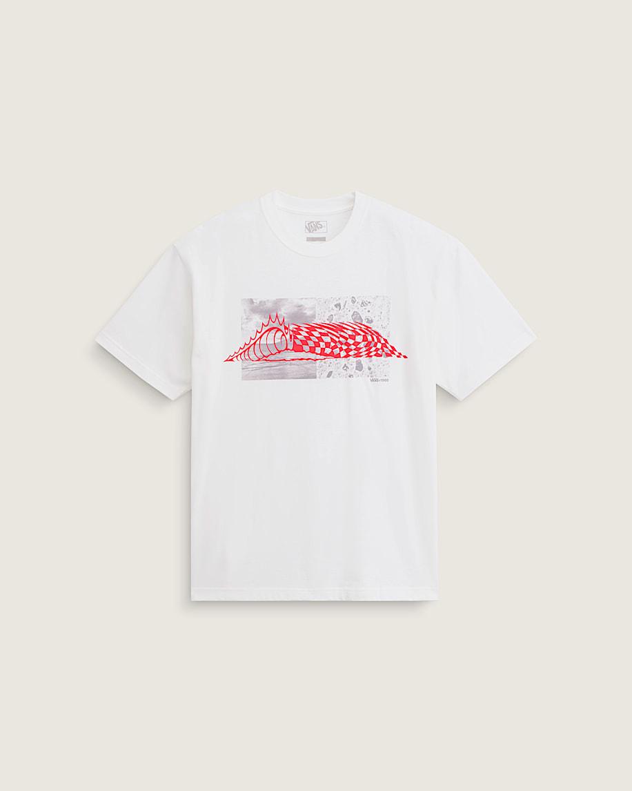 Wave Check TShirt VANS White HERO