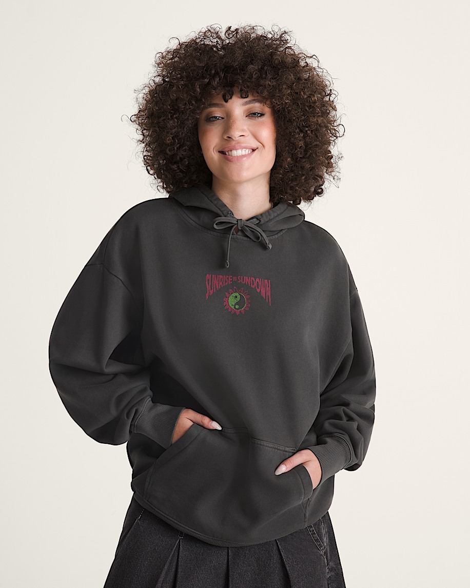 Summer Sets Pullover Hoodie VANS Faded Black ALT2