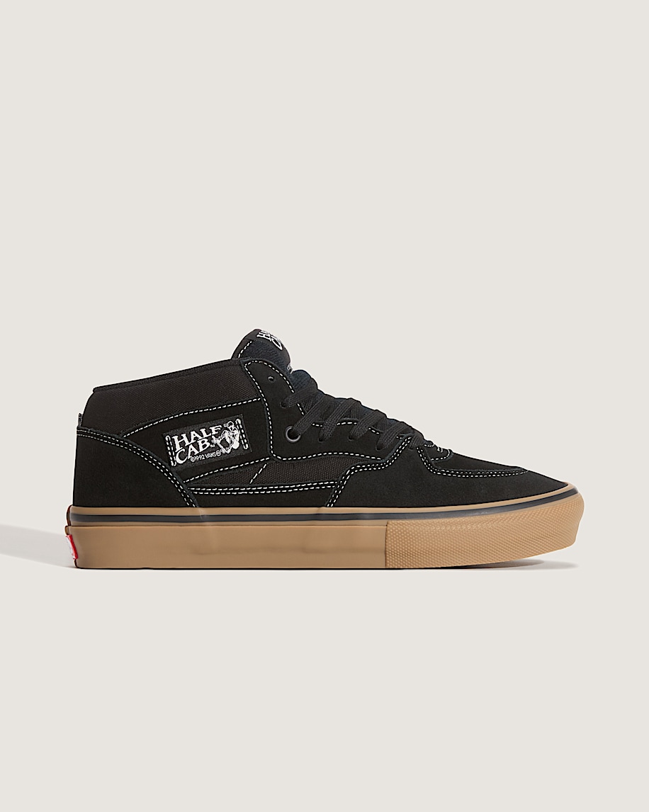 Skate Half Cab Shoe VANS Gum Black  White ALT5