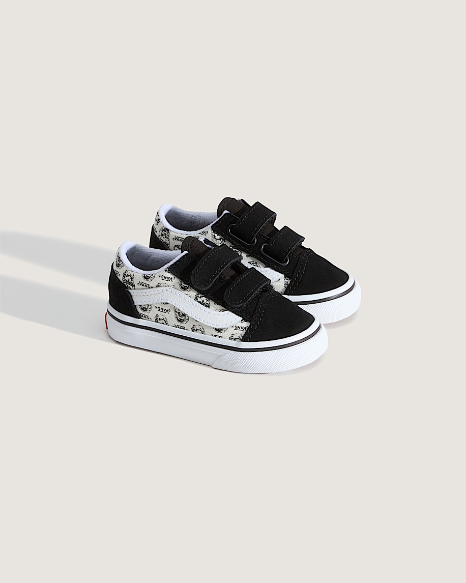 Toddler Old Skool V Shoe VANS Black  White ALT1