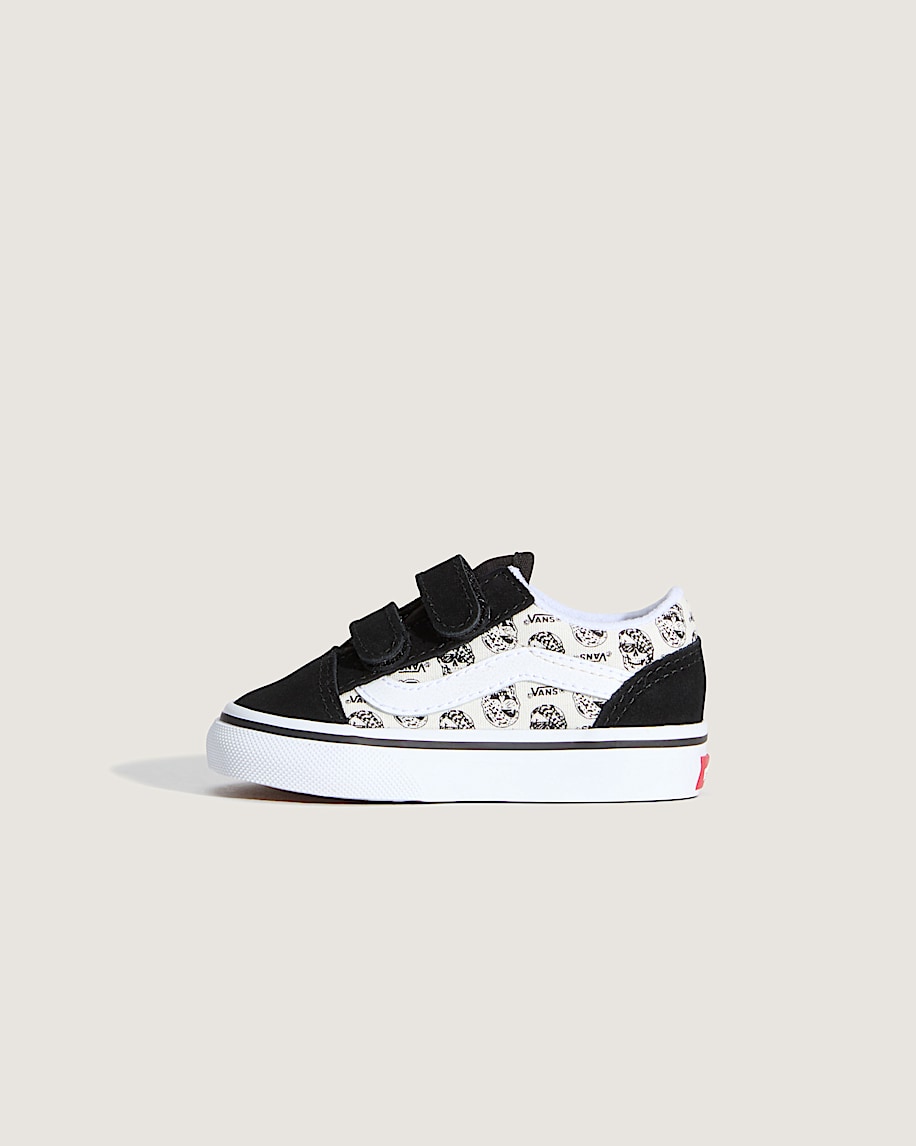 Toddler Old Skool V Shoe VANS Black  White HERO