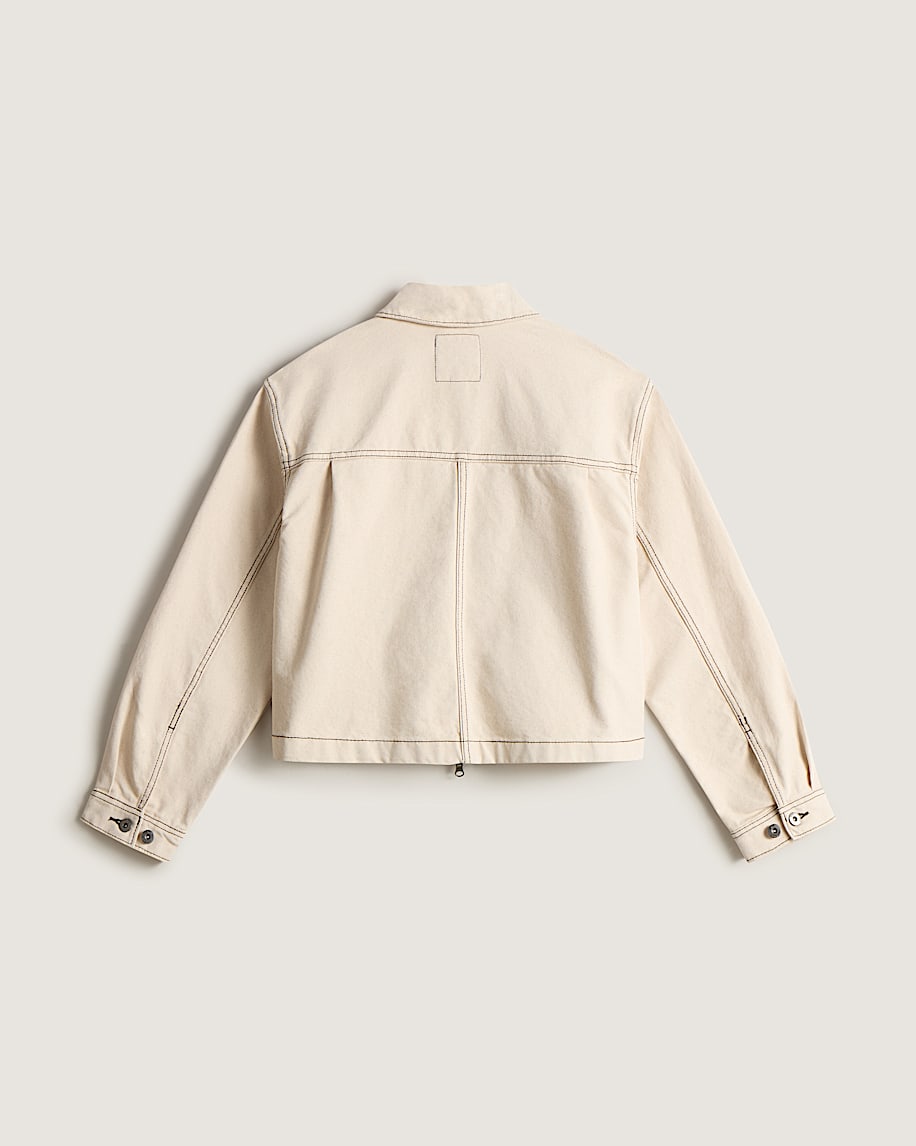 Emily Boxy Work Wear Jacket VANS Natural Seed ALT1