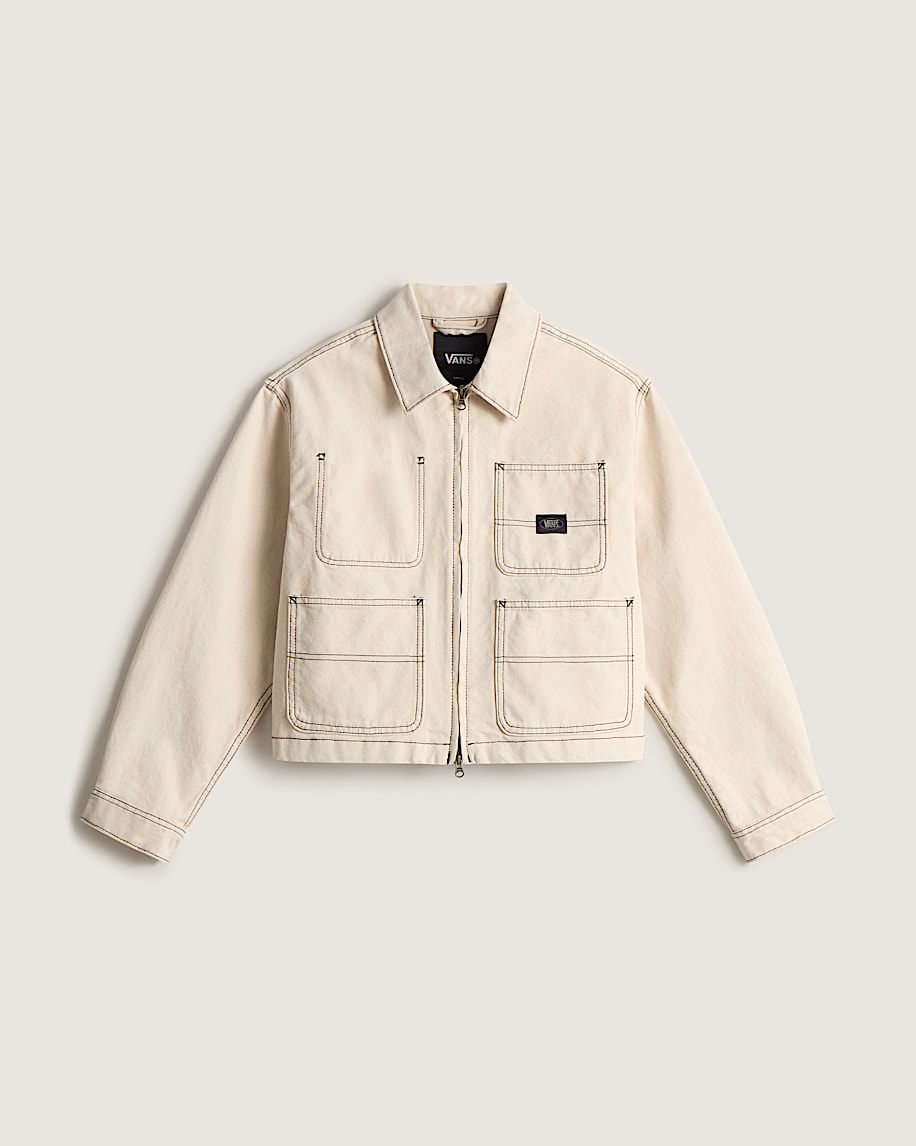Emily Boxy Work Wear Jacket VANS Natural Seed HERO