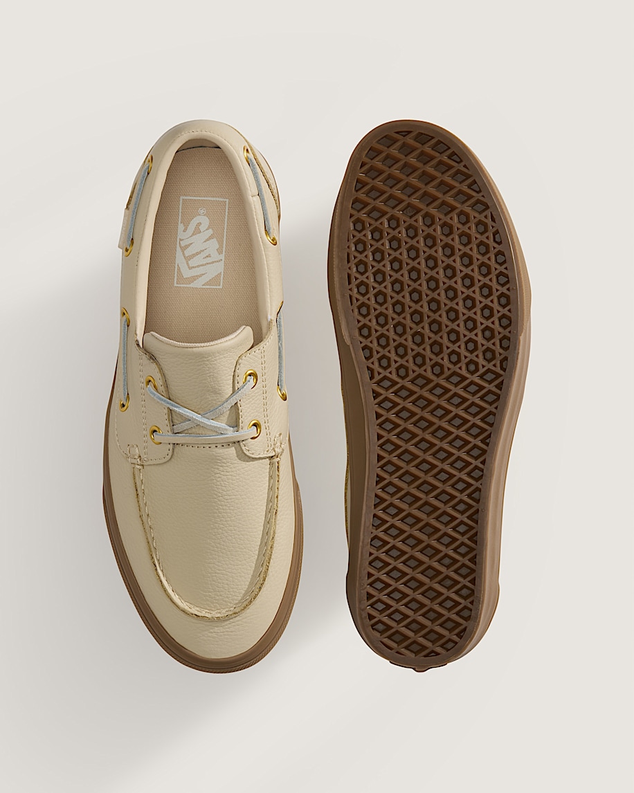 2Eyelet Boat Shoe VANS LEATHER TAN ALT2
