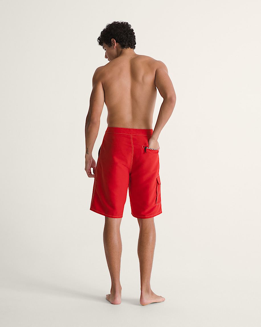 Voyage Long Cargo Boardshorts VANS Racing Red ALT4
