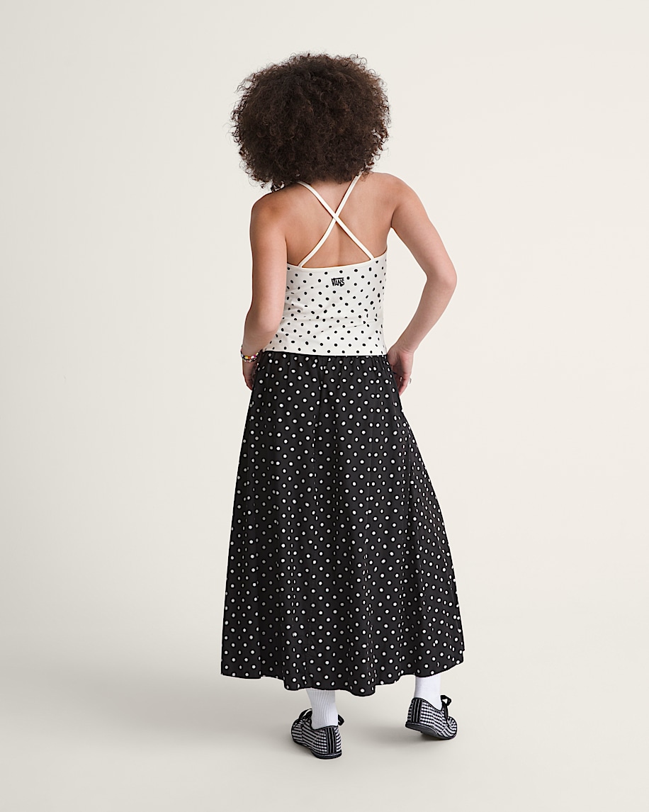 Francesca Skirt VANS Black  Marshmallow White ALT4