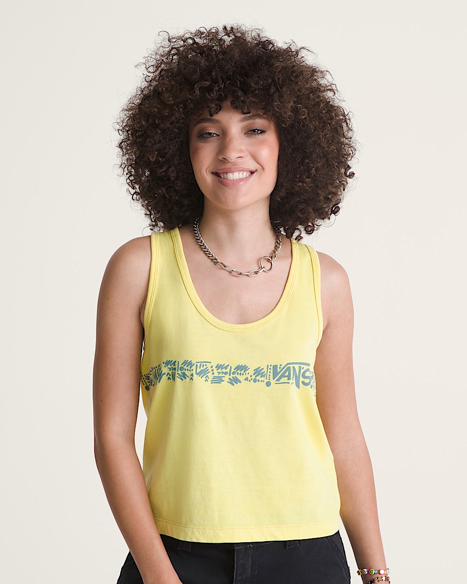 Sunny Daze 66 Tank Top VANS Faded Yellow HERO