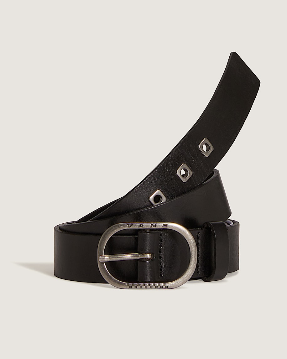 Determined Leather Belt VANS Black HERO
