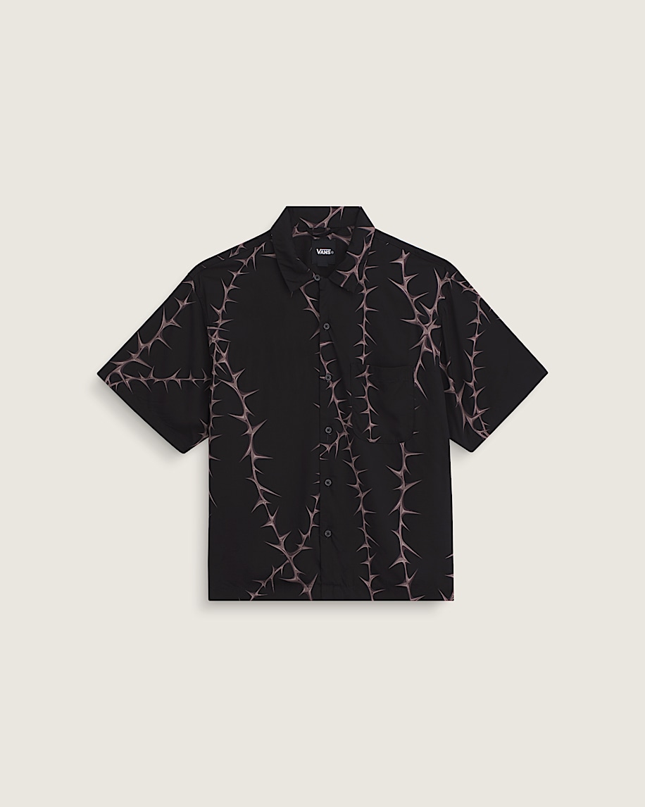 Van Doren Printed Camp Shirt VANS Black HERO