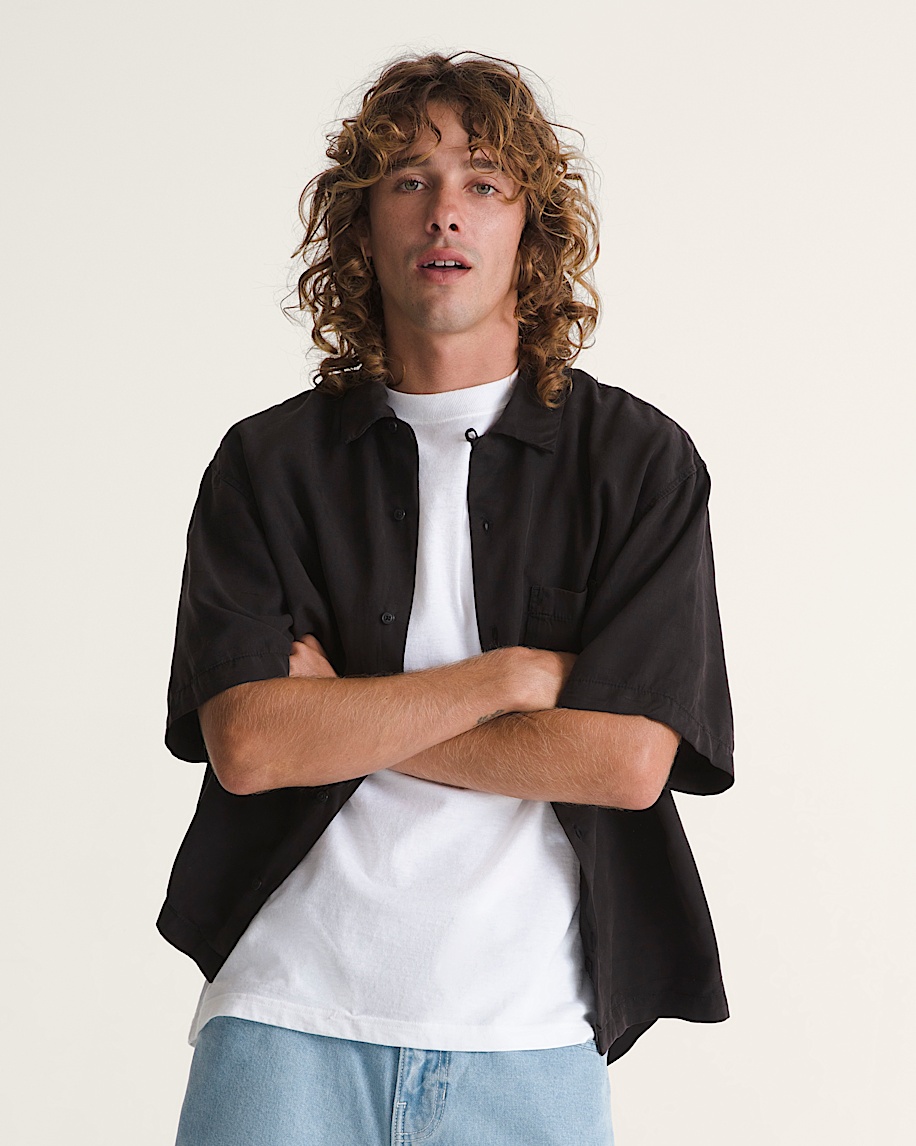 Van Doren Check Camp Shirt VANS Black ALT2