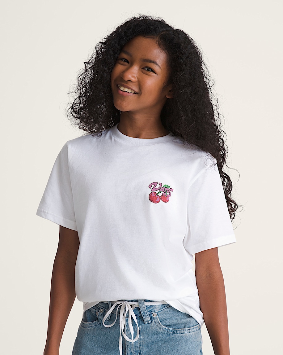 Kids Cherry Shack TShirt VANS White ALT2
