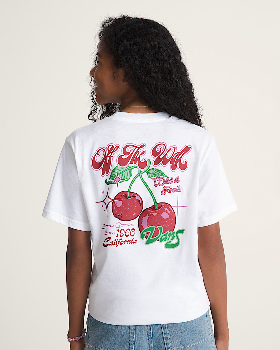Kids Cherry Shack TShirt VANS White ALT3