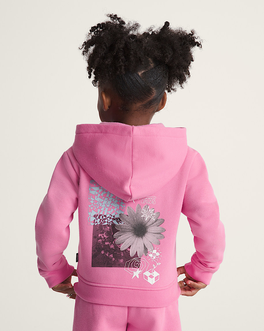 Little Kids Dream Big Zip Hoodie VANS Fizz Pink ALT3